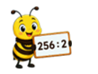 Kết quả của phép chia 256 : 2 là: (ảnh 1)