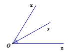 Trong c&aacute;c h&igrave;nh vẽ sau, h&igrave;nh vẽ n&agrave;o thể hiện tia \[Oz\] l&agrave; tia ph&acirc;n gi&aacute;c của \[\widehat {xOy}\]? (ảnh 3)
