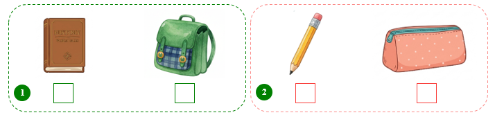 Listen and tick (v) the correct picture (ảnh 1)