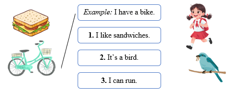 Read and draw lines. There is one example. (ảnh 1)