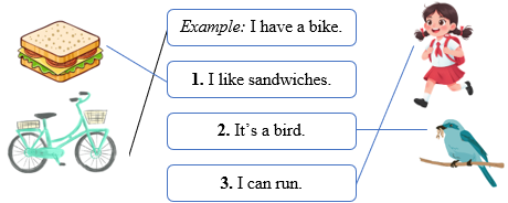 Read and draw lines. There is one example. (ảnh 2)