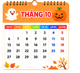 Tháng 10 có bao nhiêu ngày thứ Tư? (ảnh 1)