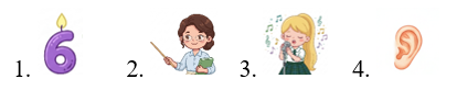 Listen and tick (v) the correct pictures. (ảnh 2)