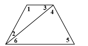 Số góc nhọn có trong hình vẽ bên là: (ảnh 2)
