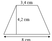 Tính diện tích của các hình sau (ảnh 2)