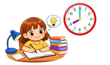 Mai học bài lúc mấy giờ? (ảnh 1)