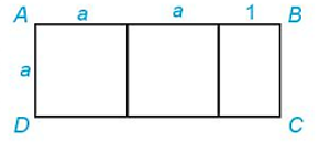 Cho hình chữ nhật ABCD được chia thành 3 hình chữ nhật nhỏ như sau: (ảnh 1)