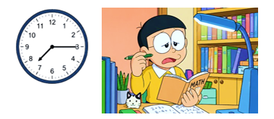 Nobita học bài lúc: (ảnh 1)