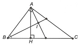 Vậy \[\Delta AIB\]vu&ocirc;ng tại \[I.\] (ảnh 1)