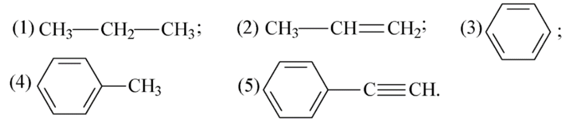 Cho các hợp chất sau:  Số chất vừa làm mất màu nước bromine và dung dịch KMnO4/H2SO4 là (ảnh 1)