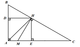Suy ra \[AH\] l&agrave; ph&acirc;n gi&aacute;c của \[\widehat {BAC}\]. (ảnh 1)