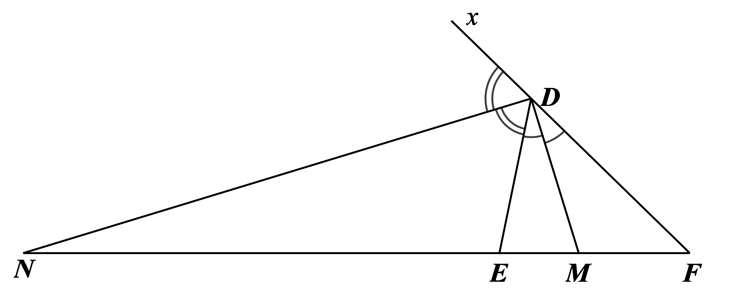 Do đ&oacute; \(AD = \frac{3}{8}AC (ảnh 1)
