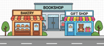 Listen and choose. Where's the bookshop? (ảnh 3)