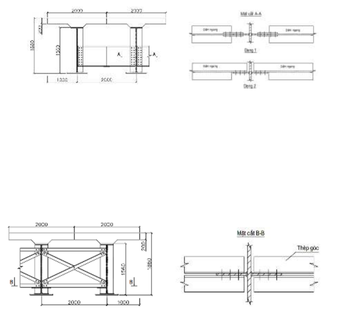 Cấu tạo hệ liên kết và vai trò của chúng trong KCN cầu dầm thép. Tại sao một số cầu dầm thép liên hợp không sử dụng hệ liên kết dọc? (ảnh 2)