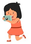 Listen and choose. What is Linda doing? (ảnh 1)