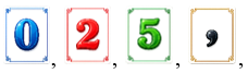Từ bốn thẻ:  0,  2,  5, , , lập được bao nhiêu số thập phân có phần nguyên gồm một chữ số, phần phập phân gồm hai chữ số.  (ảnh 1)