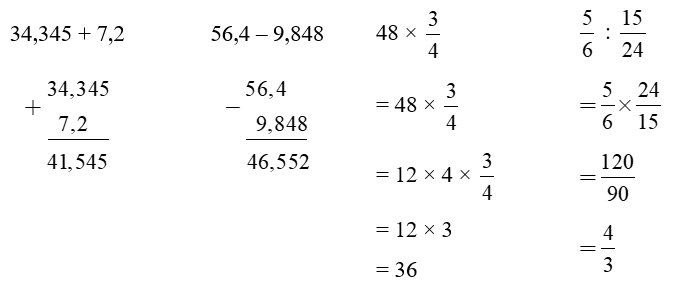 Đặt tính rồi tính:  (ảnh 2)