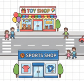 Listen and choose. Where is the sports shop? (ảnh 3)