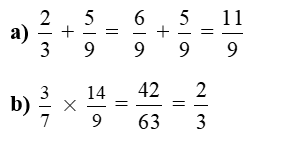 Tính rồi rút gọn (nếu có) (ảnh 2)