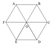 Trong lục gi&aacute;c đều \(ABCDEF\) t&acirc;m (ảnh 1)