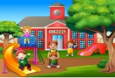 How many playgrounds are there at your school? There is/ There are two playgrounds. (ảnh 1)