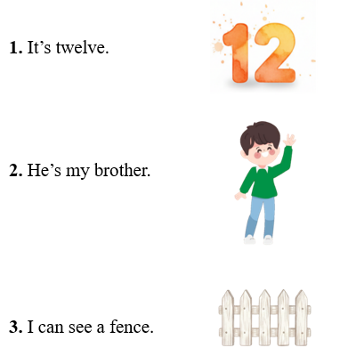 Look, read and tick (v). (ảnh 2)