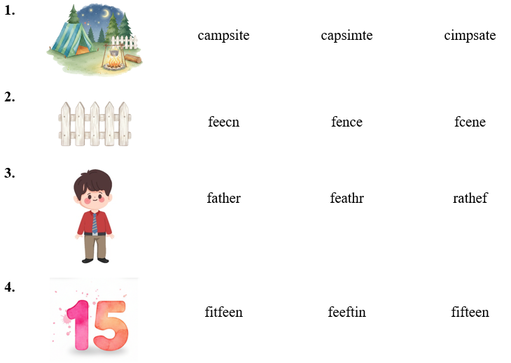 Circle the correct words. (ảnh 1)