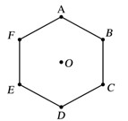 Cho lục gi&aacute;c đều \(ABCDEF\) t&acirc;m \(O\) (như h&igrave;nh dưới).  Ph&eacute;p quay ngược chiều \(240^\circ \) t&acirc;m \(O\) biến điểm \(A\) th&agrave;nh điểm n&agrave;o sau đ&acirc;y? (ảnh 1)