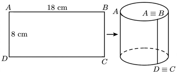 Suy ra \(2\pi R = 18\) n&ecirc;n \(R = \frac{{18}}{{2\p (ảnh 1)