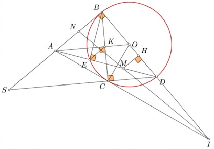 &oplus; Vậy diện t&iacute;ch tứ gi&aacute;c \(ANOC\) l&agrave;: \({S_{ANOC}} = (ảnh 1)