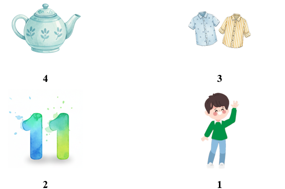 Listen and number.      (ảnh 2)