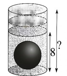 Chiều cao mực nước sau khi thả vi&ecirc;n bi l&agrave; \(10,25\,\,{\rm{cm}}\). (ảnh 1)