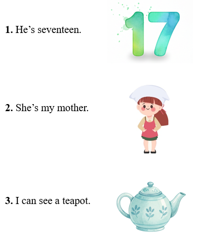 Look, read and tick (v). (ảnh 2)