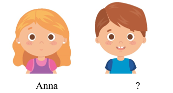 Listen and choose the correct answer. Hi. My name’s Anna. What’s your name? My name’s ______.  (ảnh 1)