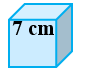 Hình lập phương nào dưới đây có diện tích xung quanh bằng 324 cm^2 (ảnh 2)