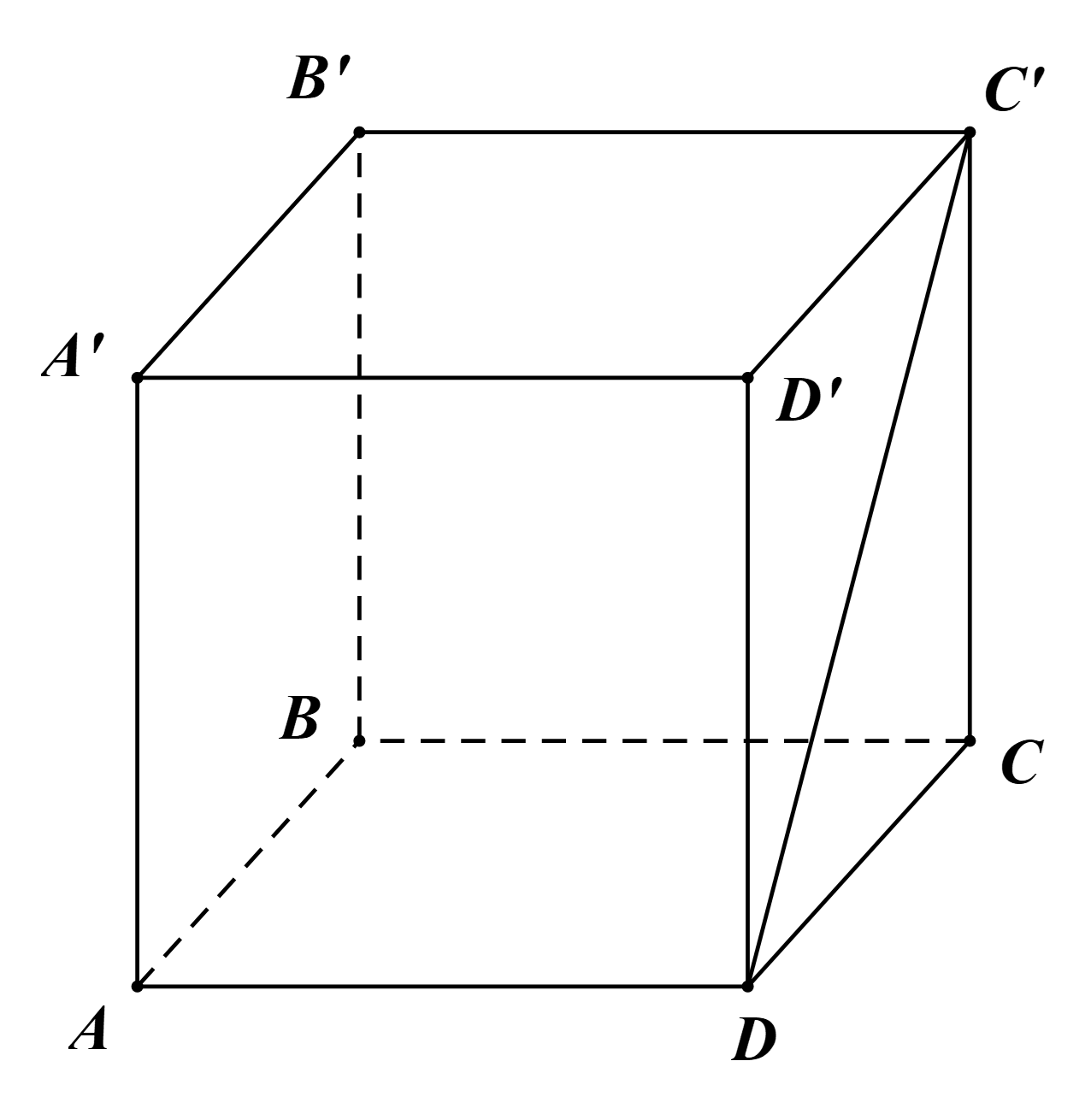 V&igrave; \(ABCD\) l&agrave; h&igrave;nh vu&ocirc;ng n&ecirc;n \(\ove (ảnh 1)