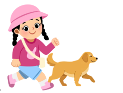 Listen and choose the correct picture. What is Lucy doing? (ảnh 1)