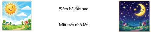 Nối câu với tranh tương ứng: (ảnh 1)