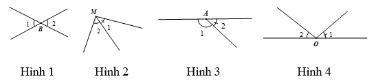 Hai góc được đánh dấu trong hình nào dưới đây là hai góc đối đỉnh (ảnh 1)
